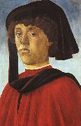 BOTTICELLI, Sandro Portrait of a Young Man fddg oil painting on canvas